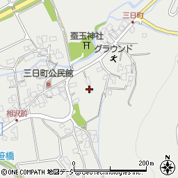 長野県大町市大町三日町529周辺の地図