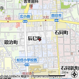 石川県白山市辰巳町84周辺の地図