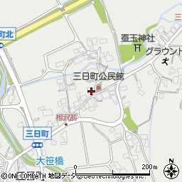長野県大町市大町三日町507周辺の地図