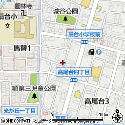 石川県金沢市高尾台4丁目108周辺の地図
