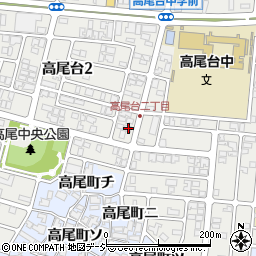 石川県金沢市高尾台2丁目355周辺の地図
