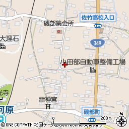 茨城県常陸太田市磯部町579周辺の地図