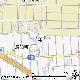石川県白山市長竹町131-38周辺の地図
