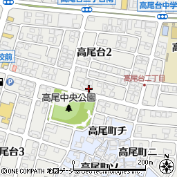 石川県金沢市高尾台2丁目332-1周辺の地図