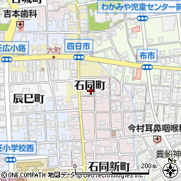 石川県白山市石同町30周辺の地図