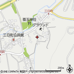 長野県大町市大町三日町523周辺の地図