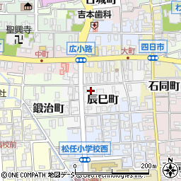 石川県白山市辰巳町58周辺の地図