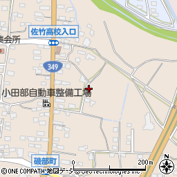 茨城県常陸太田市磯部町74周辺の地図