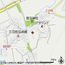 長野県大町市大町三日町525周辺の地図
