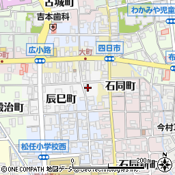 石川県白山市辰巳町42周辺の地図