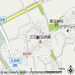 長野県大町市大町三日町508周辺の地図