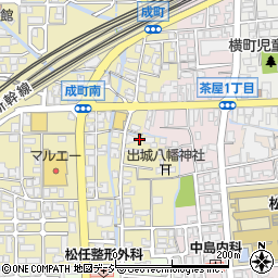 石川県白山市成町34周辺の地図