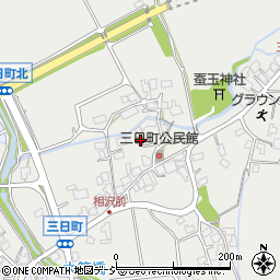 長野県大町市大町三日町504-2周辺の地図