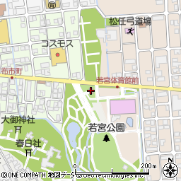 公園管理事務所周辺の地図