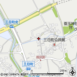 長野県大町市大町三日町454-1周辺の地図