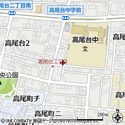 石川県金沢市高尾台周辺の地図