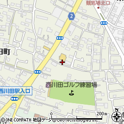 栃木県宇都宮市西川田町1166周辺の地図