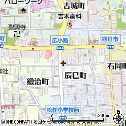 石川県白山市辰巳町5周辺の地図