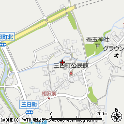長野県大町市大町三日町504周辺の地図