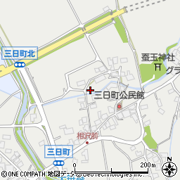 長野県大町市大町三日町421周辺の地図