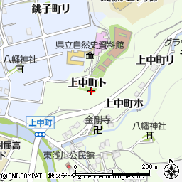 石川県金沢市上中町ト周辺の地図