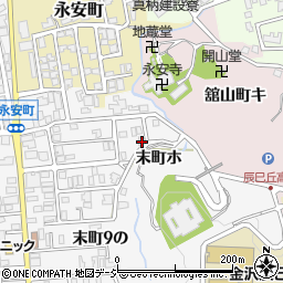 石川県金沢市末町ホ周辺の地図