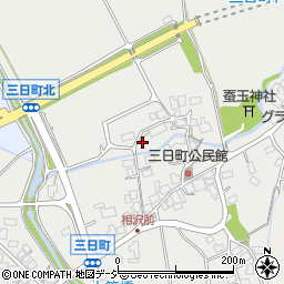 長野県大町市大町三日町421-2周辺の地図