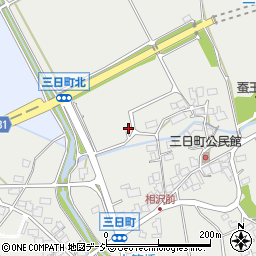 長野県大町市大町三日町182周辺の地図