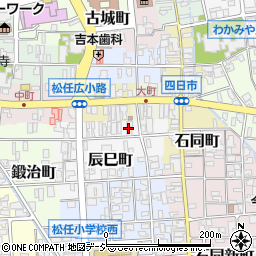 石川県白山市辰巳町20周辺の地図