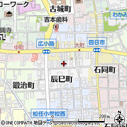 石川県白山市辰巳町16周辺の地図