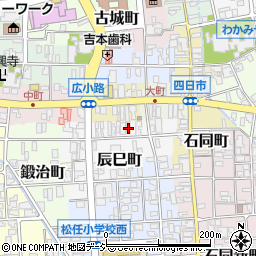 石川県白山市辰巳町17周辺の地図