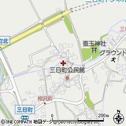 長野県大町市大町三日町509周辺の地図