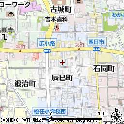 石川県白山市辰巳町14周辺の地図