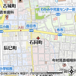 石川県白山市石同町33周辺の地図