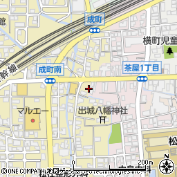 石川県白山市成町43周辺の地図