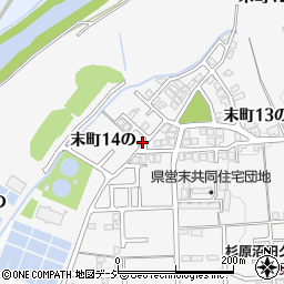 石川県金沢市末町１４の周辺の地図