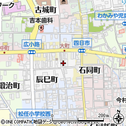 石川県白山市辰巳町25周辺の地図