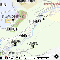 石川県金沢市上中町ホ84周辺の地図