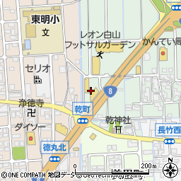 ＨｏｎｄａＣａｒｓ石川西白山店周辺の地図