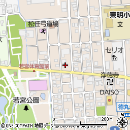 サークルＫ白山徳丸店周辺の地図