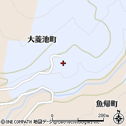 石川県金沢市大菱池町イ周辺の地図