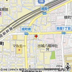 石川県白山市成町107周辺の地図