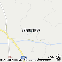 富山県富山市八尾町桐谷周辺の地図