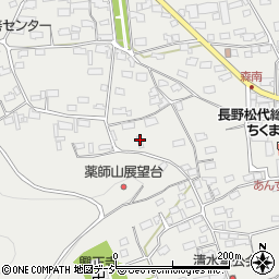 長野県千曲市森1296-1周辺の地図