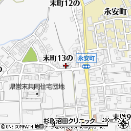 石川県金沢市末町１３の周辺の地図