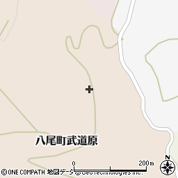 富山県富山市八尾町武道原672周辺の地図