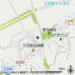 長野県大町市大町三日町412周辺の地図
