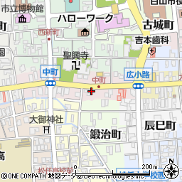 有限会社中嶋茶舗周辺の地図