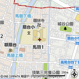 金沢市立扇台小学校周辺の地図