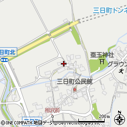 長野県大町市大町三日町417周辺の地図